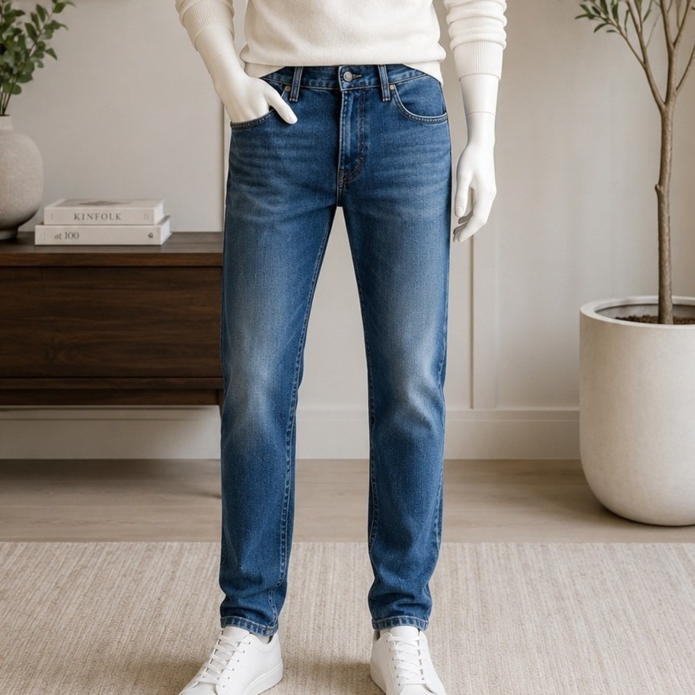 Gap Mens Jeans 1969 Slim Fit Medium Wash Denim 34x34